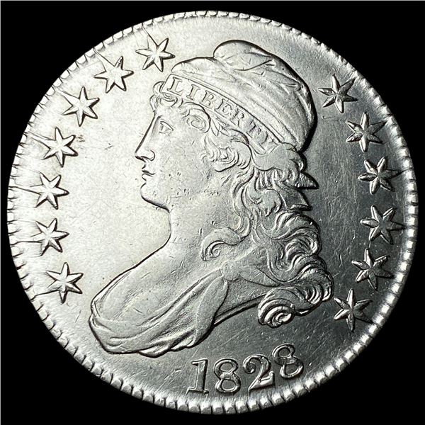 1828 Capped Bust Half Dollar CLOSELY  UNCIRCULATED