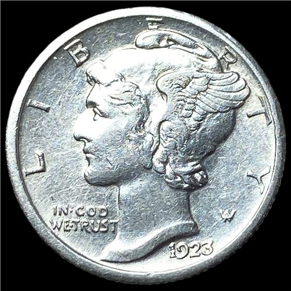 1923-S Silver Mercury Dime CLOSELY  UNCIRCULATED
