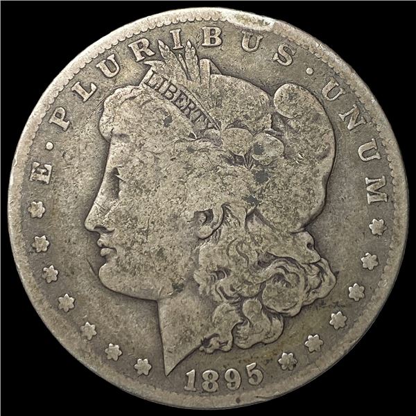 1895-S Silver Morgan Dollar NICELY CIRCULATED