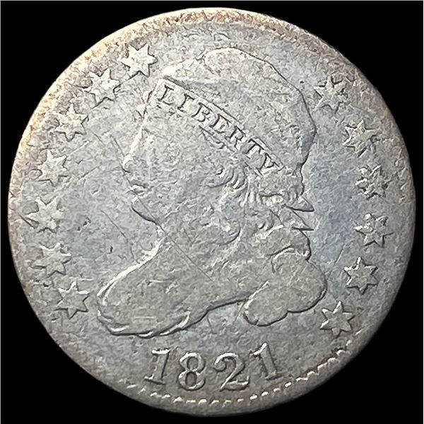 1821 Capped Bust Dime LIGHTLY CIRCULATED