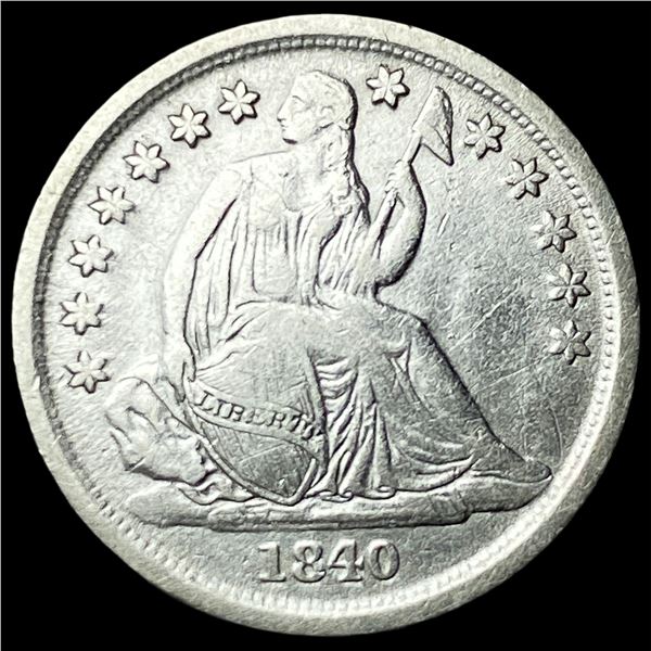 1840-O Silver Seated Liberty Dime CLOSELY  UNCIRCULATED