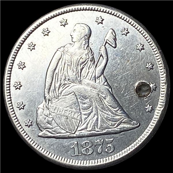 1875-CC Silver Twenty Cents HIGH GRADE