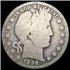 Image 1 : 1896-O Silver Barber Half Dollar NICELY  CIRCULATED