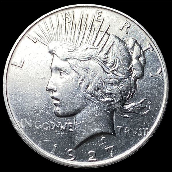 1927-D Silver Peace Dollar CHOICE AU