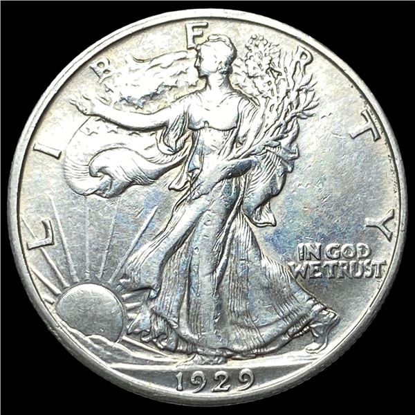 1929-D Silver Walking Liberty Half Dollar  CLOSELY UNCIRCULATED