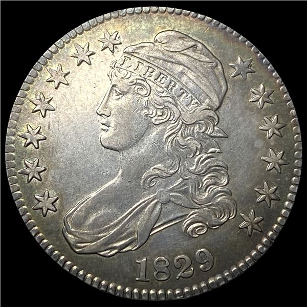 1829 Capped Bust Half Dollar CHOICE AU