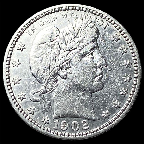 1902 Barber Quarter NEARLY UNCIRCULATED