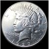 Image 1 : 1927 Peace Silver Dollar CLOSELY UNCIRCULATED