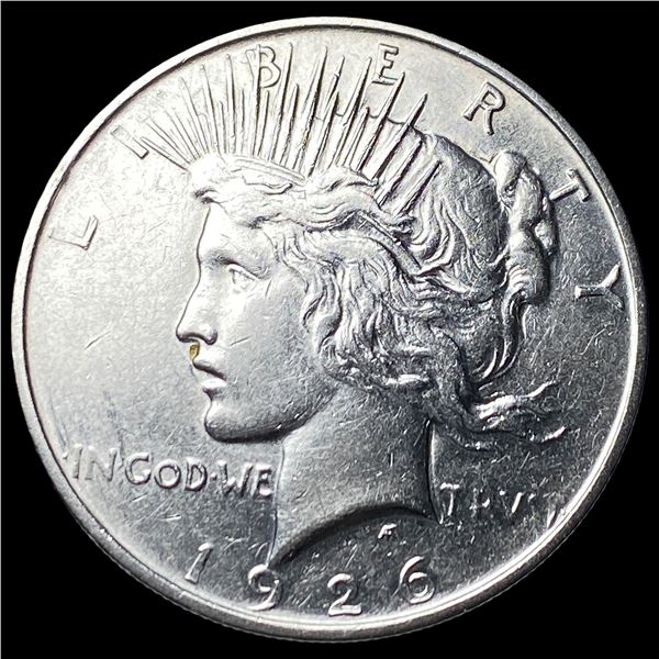 1926-D Silver Peace Dollar NEARLY  UNCIRCULATED