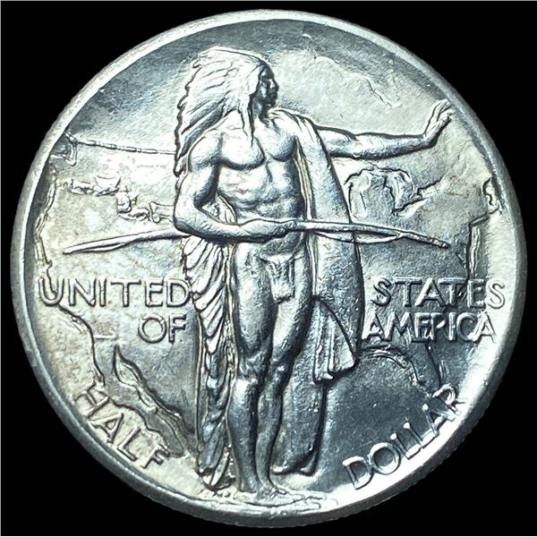 1926 Silver Oregon Trail Half Dollar GEM BU