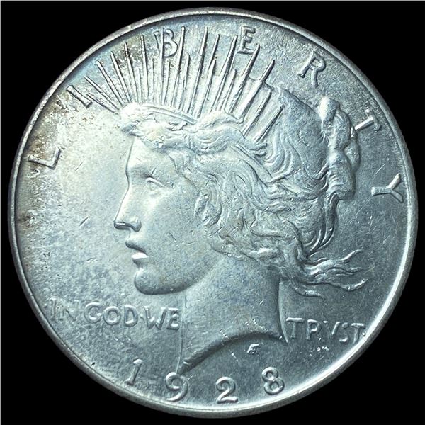 1928-S Silver Peace Dollar CLOSELY  UNCIRCULATED