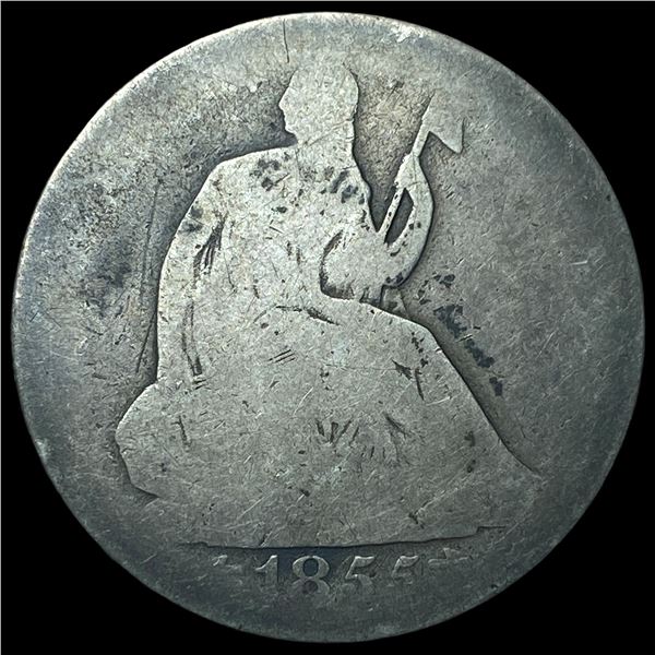 1855-O Arrows Seated Liberty Half Dollar  NICELY CIRCULATED