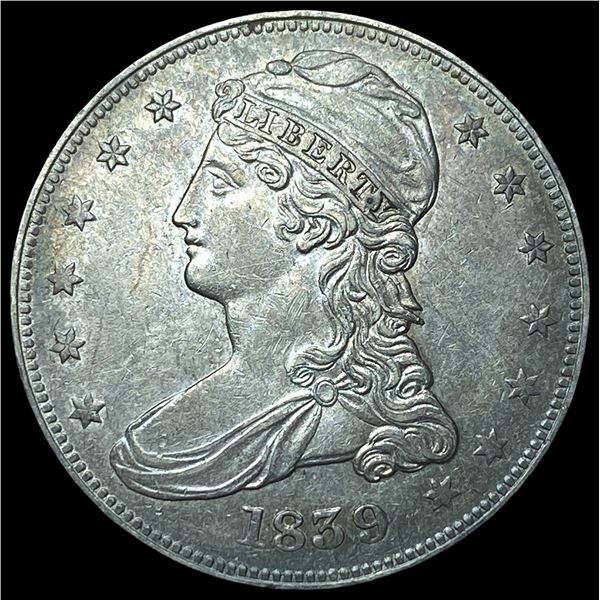 1839 Silver Capped Bust Half Dollar  UNCIRCULATED