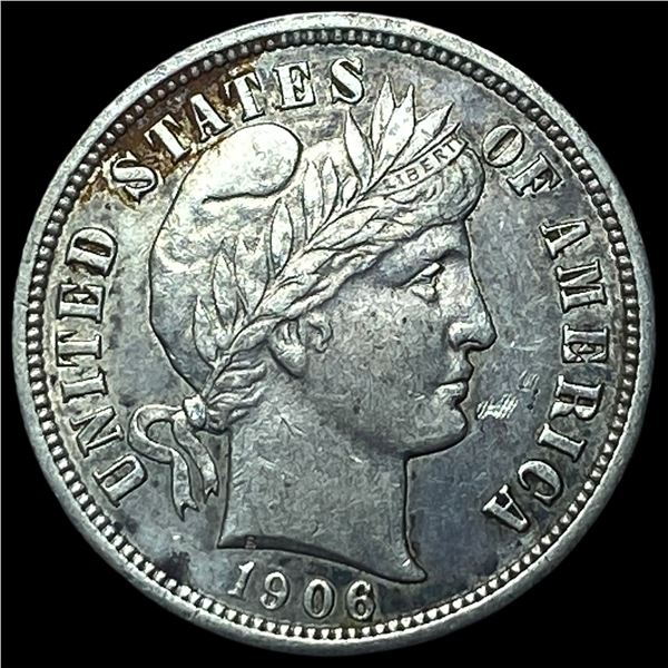 1906-S Silver Barber Dime UNCIRCULATED