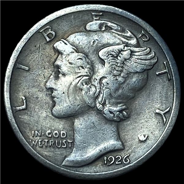 1926-S Silver Mercury Dime CLOSELY  UNCIRCULATED