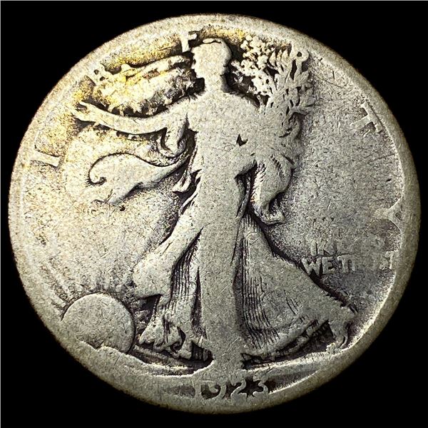 1923-S Silver Walking Liberty Half Dollar  NICELY CIRCULATED