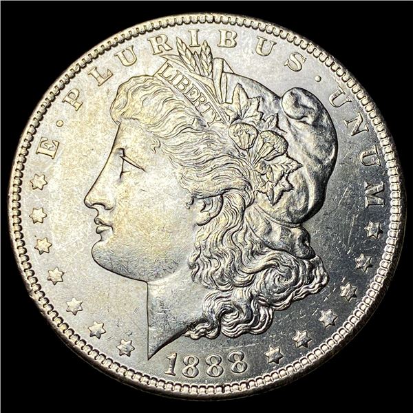 1888 Silver Morgan Dollar GEM BU