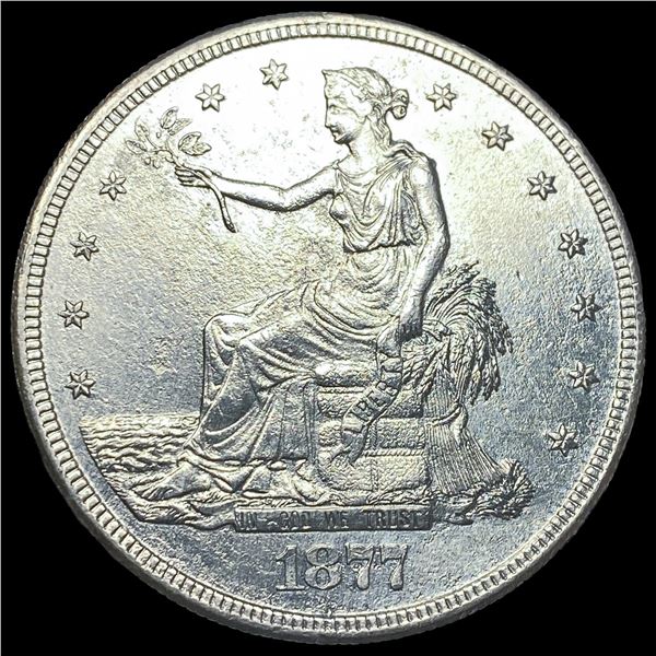 1877-S Silver Trade Dollar CLOSELY  UNCIRCULATED