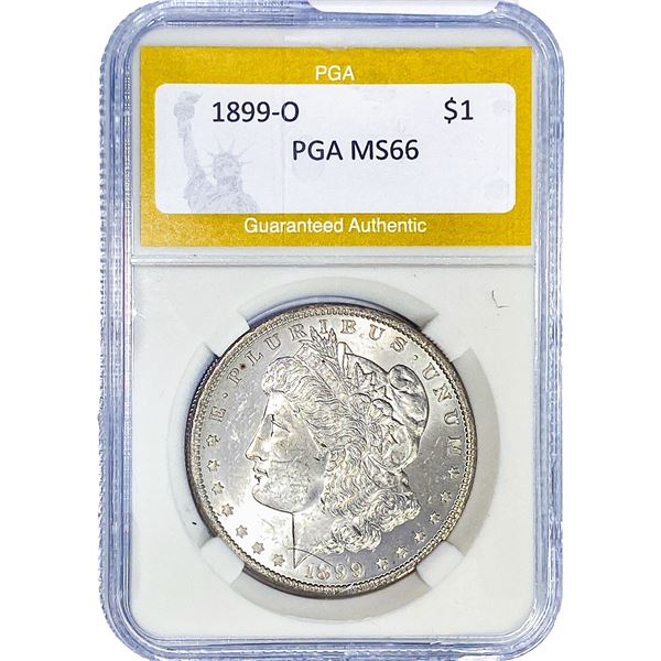 1899-O Morgan Silver Dollar PGA MS66