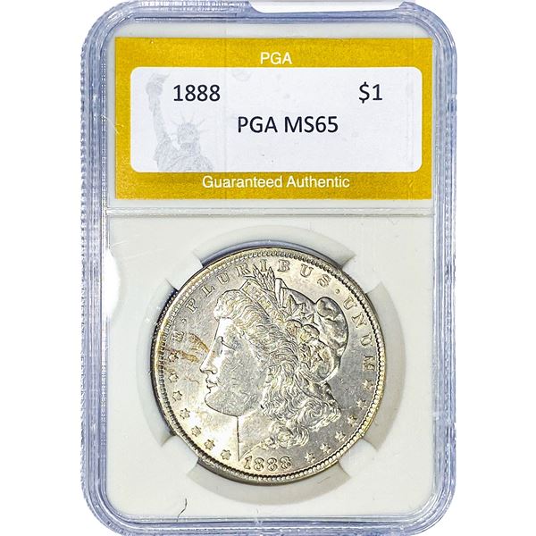 1888 Morgan Silver Dollar PGA MS65