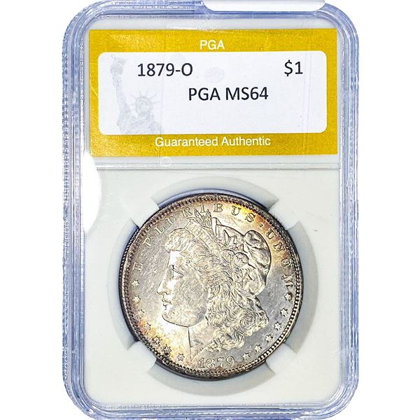 1879-O Morgan Silver Dollar PGA MS64
