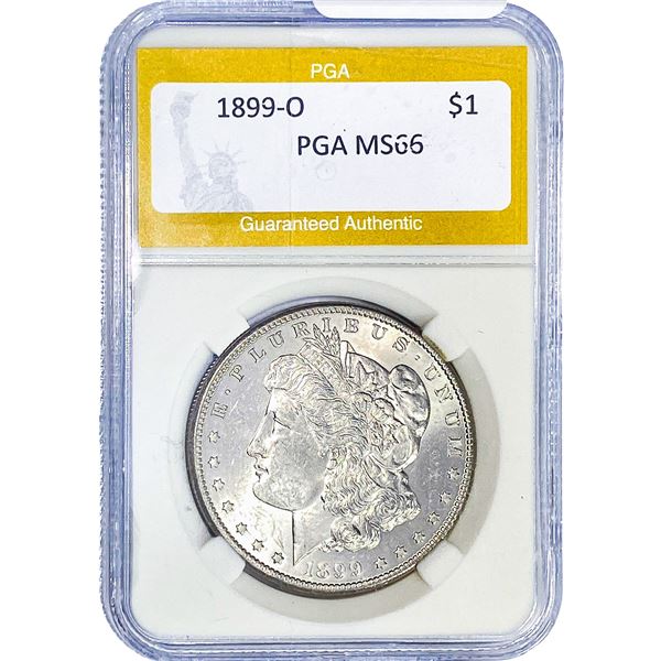 1899-O Morgan Silver Dollar PGA MS66