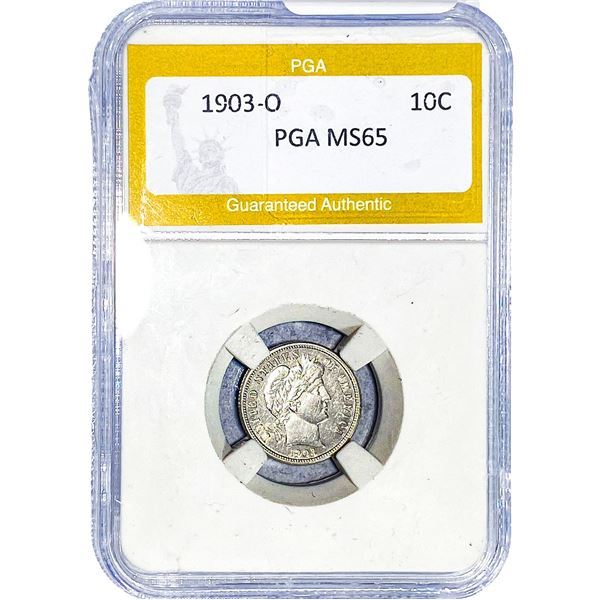 1903-O Barber Dime PGA MS65