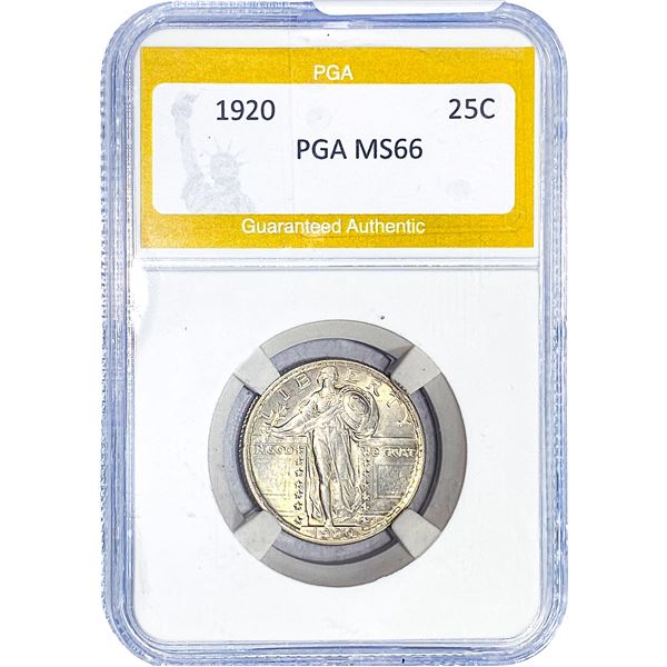 1920 Standing Liberty Quarter PGA MS66