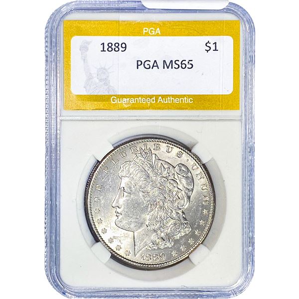 1889 Morgan Silver Dollar PGA MS65