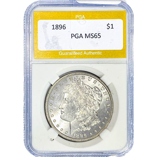 1896 Morgan Silver Dollar PGA MS65