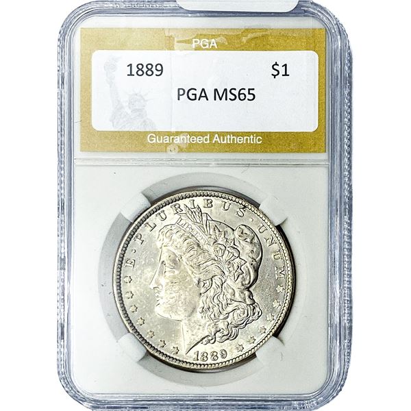 1889 Morgan Silver Dollar PGA MS65
