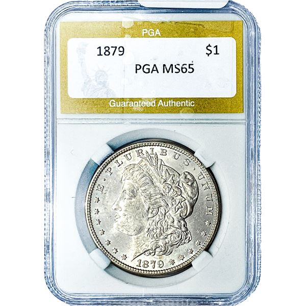 1879 Morgan Silver Dollar PGA MS65