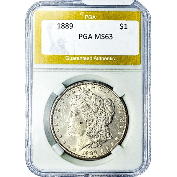 1889 Morgan Silver Dollar PGA MS63