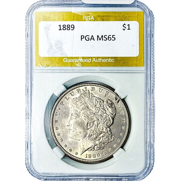 1889 Morgan Silver Dollar PGA MS65