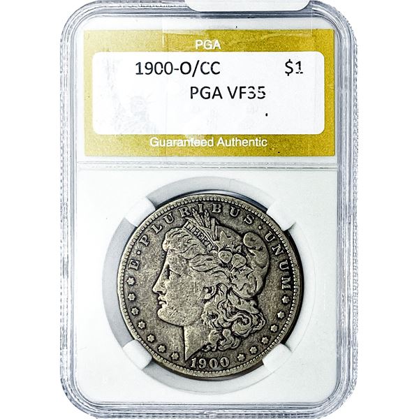 1900-O/CC Morgan Silver Dollar PGA VF35