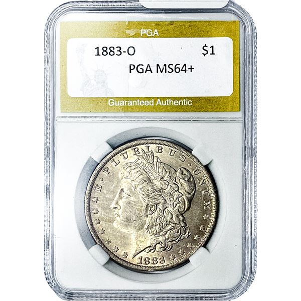 1883-O Morgan Silver Dollar PGA MS64+