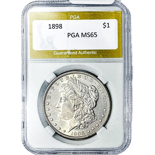 1898 Morgan Silver Dollar PGA MS65