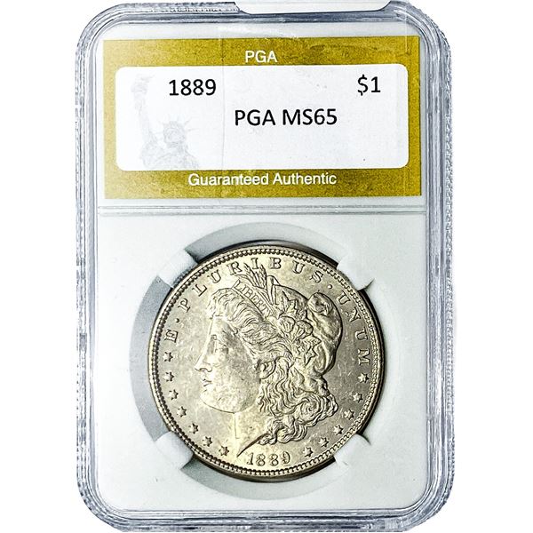 1889 Morgan Silver Dollar PGA MS65