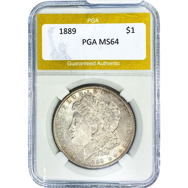 1889 Morgan Silver Dollar PGA MS64
