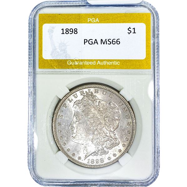 1898 Morgan Silver Dollar PGA MS66