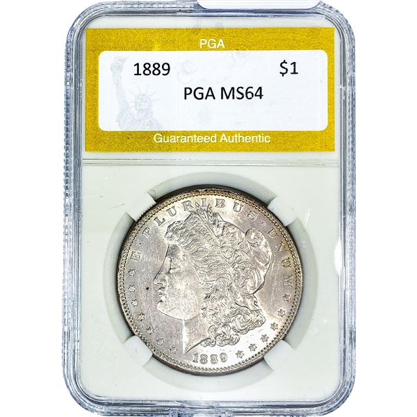 1889 Morgan Silver Dollar PGA MS64