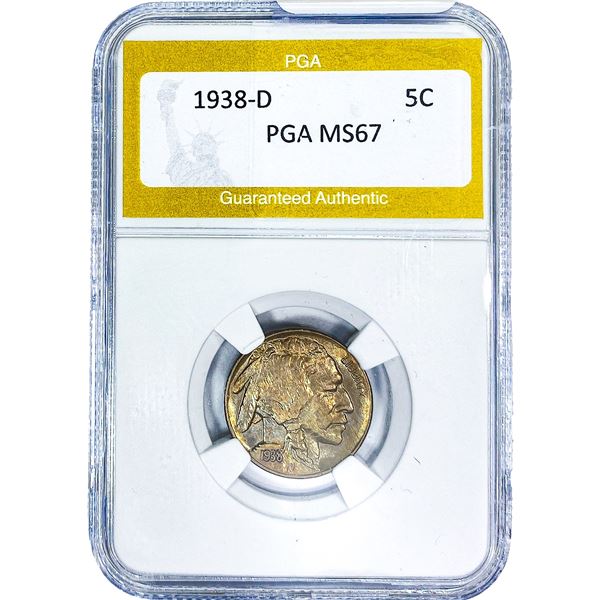 1938-D Buffalo Nickel PGA MS67
