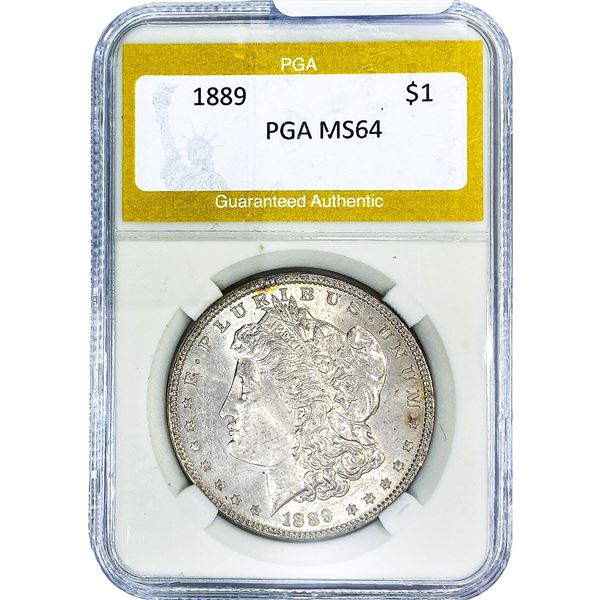 1889 Morgan Silver Dollar PGA MS64