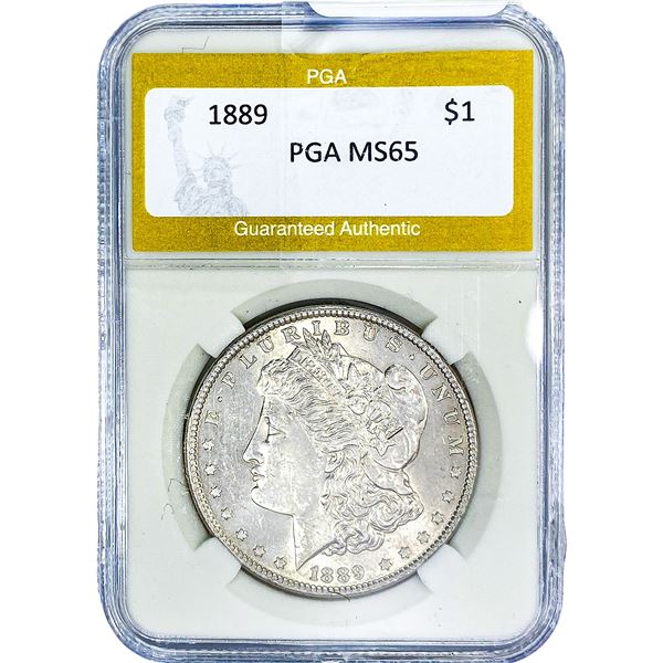 1889 Morgan Silver Dollar PGA MS65
