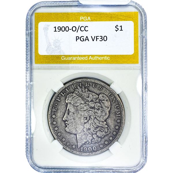1900-O/CC Morgan Silver Dollar PGA VF30