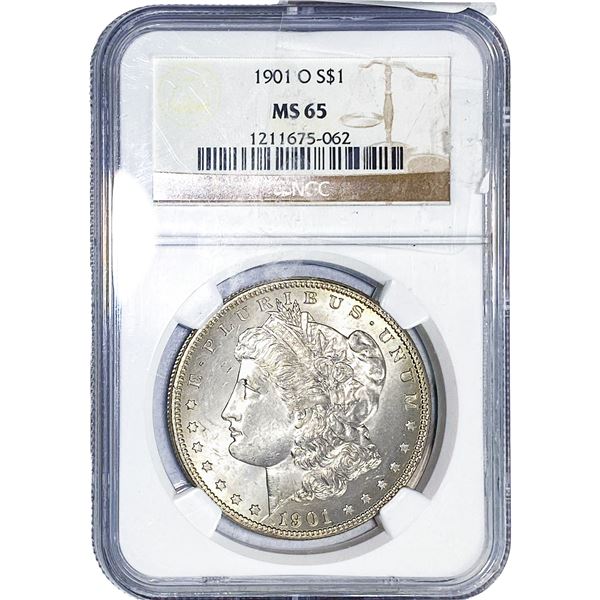 1901-O Morgan Silver Dollar NGC MS65