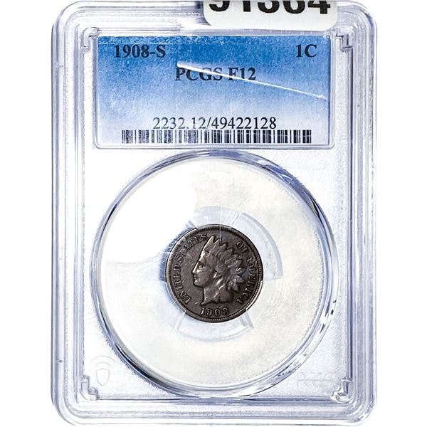 1908-S Indian Head Cent PCGS FR12