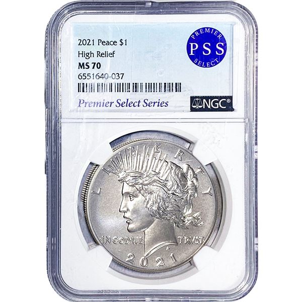 2021 Morgan Silver Dollar NGC MS70