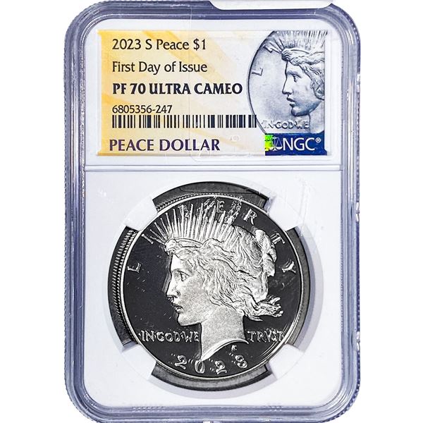 2023-S Silver Peace Dollar NGC PF70