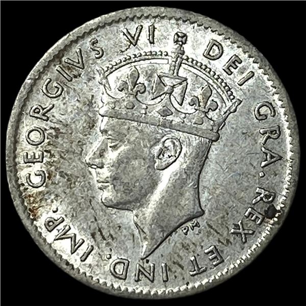 1941C Newfoundland Silver 5 Cents